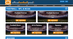 Desktop Screenshot of officefootballpools.com